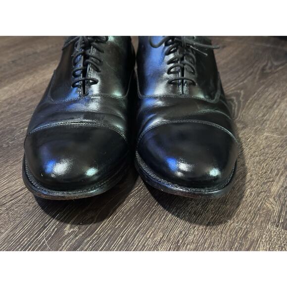 Thursday Boot Co Chairman Oxford Men Size 11 Black Leather Cap Toe Lace Up Shoes main image 8